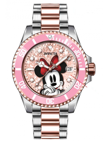 Band for Invicta Disney Limited Edition Minnie Mouse Lady 41344 50% de réduction en Octobre 2024