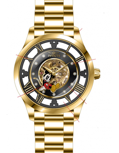 Band for Invicta Disney Limited Edition Mickey Mouse Men 41360 paiement sécurisé