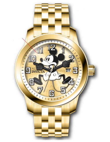 Band for Invicta Disney Limited Edition Mickey Mouse Men 41371 la colonne vertébrale