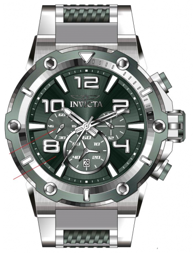 Band for Invicta Speedway Men 40894 la chaussure