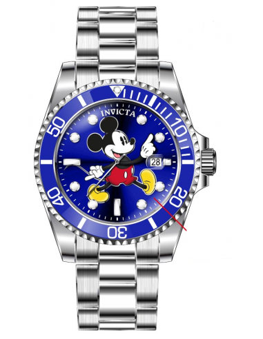 Band for Invicta Disney Limited Edition Mickey Mouse Men 41189 les muscles