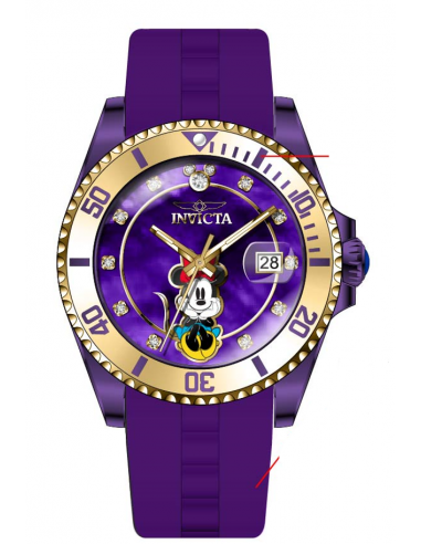 Band for Invicta Disney Limited Edition Minnie Mouse Lady 41294 français