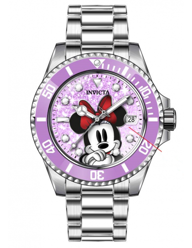 Band for Invicta Disney Limited Edition Minnie Mouse Lady 41342 basket pas cher