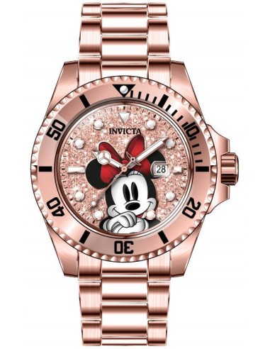 Band for Invicta Disney Limited Edition Minnie Mouse Lady 41346 Véritable concentré