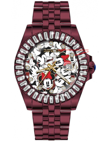 Band for Invicta Disney Limited Edition Minnie Mouse Lady 41356 Livraison rapide