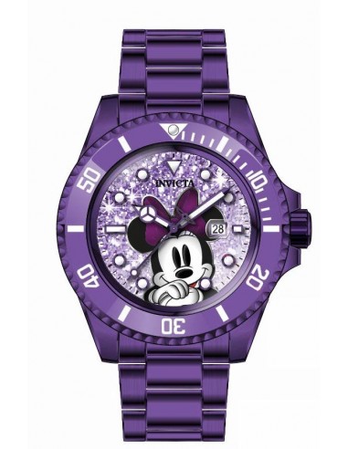 Band for Invicta Disney Limited Edition Minnie Mouse Lady 41348 le des métaux précieux