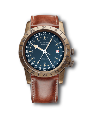 Band for Glycine Airman Vintage "The Chief" 40 GMT Automatic GL0308 Véritable concentré