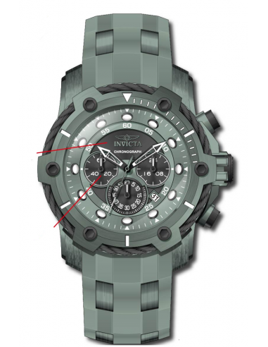 Band for Invicta Bolt Men 40824 JUSQU'A -70%! 