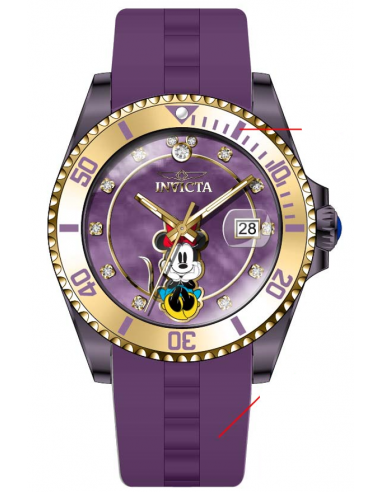 Band for Invicta Disney Limited Edition Minnie Mouse Lady 41297 Comparez plus de prix